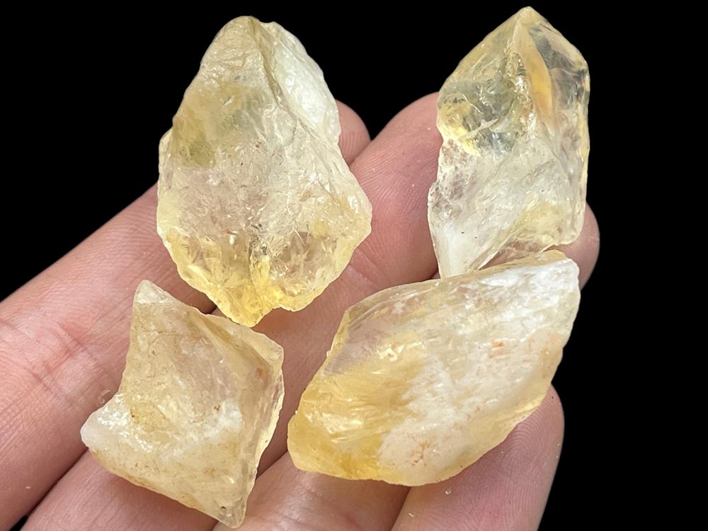 Cytryn Kryształ 3cm-4cm. Naturalny, żółty, minerał, Brazylia.