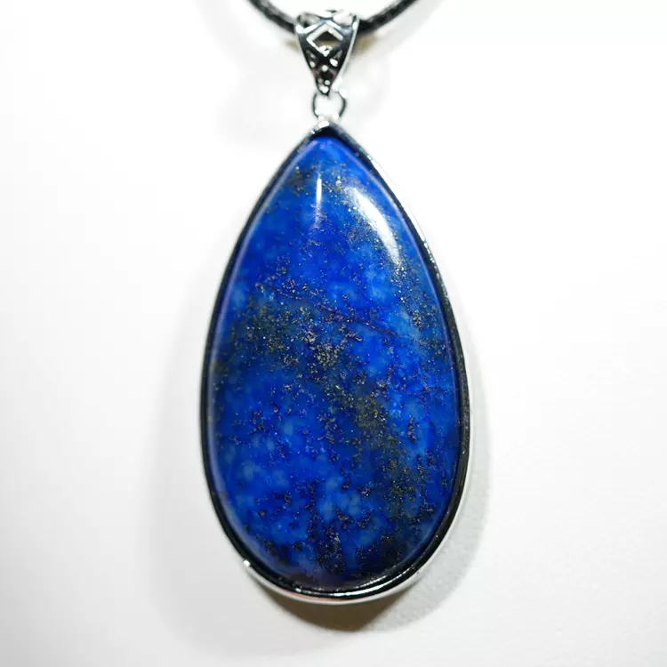 Lapis Lazuli z Pirytem 51mm, Wisiorek, Kamień Naturalny, Zawieszka